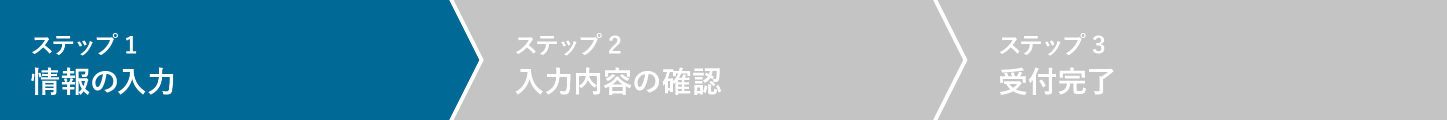 お問い合わせ入力step1